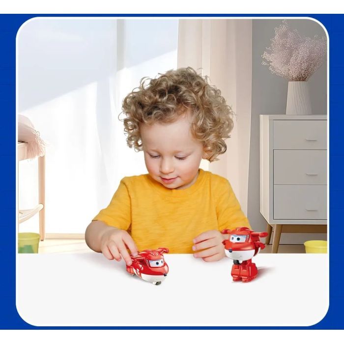 Фигурка Super Wings трансформер Transform-a-Bots Джетт (Jett) (EU780010) изображение 11