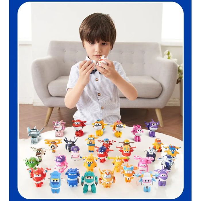 Фигурка Super Wings трансформер Transform-a-Bots Джетт (Jett) (EU780010) изображение 12