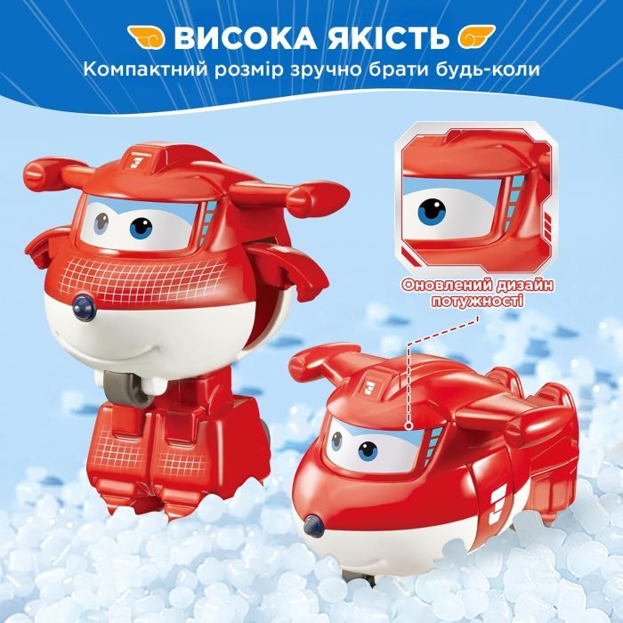 Фигурка Super Wings трансформер Transform-a-Bots Джетт (Jett) (EU780010) изображение 7