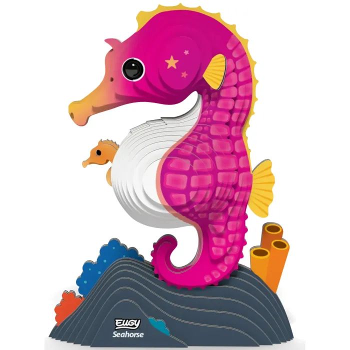 Пазл Eugy 3D Зоопарк Морской конек (XEG-141) изображение 3