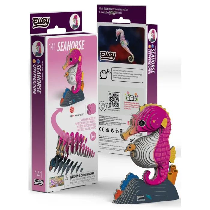 Пазл Eugy 3D Зоопарк Морской конек (XEG-141) изображение 6