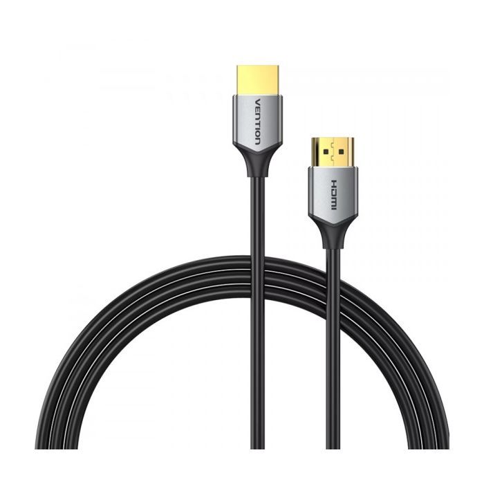 Кабель мультимедийный HDMI M to HDMI M 1.0m V2.0 4K60Hz PVC gray Vention (ALEHF)