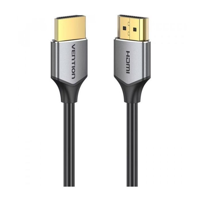 Кабель мультимедийный HDMI M to HDMI M 1.0m V2.0 4K60Hz PVC gray Vention (ALEHF) изображение 2