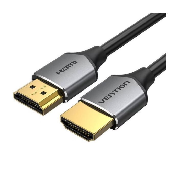 Кабель мультимедийный HDMI M to HDMI M 1.0m V2.0 4K60Hz PVC gray Vention (ALEHF) изображение 3