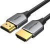 Кабель мультимедийный HDMI M to HDMI M 1.0m V2.0 4K60Hz PVC gray Vention (ALEHF) изображение 3