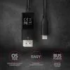 Кабель мультимедійний USB-C to DisplayPort M 1.8m 4K60Hz black AXAGON (RVC-DPC) зображення 5