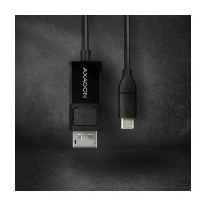 Кабель мультимедійний USB-C to DisplayPort M 1.8m 4K60Hz black AXAGON (RVC-DPC) зображення 6