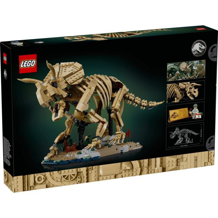 Конструктор LEGO Jurassic Park Окаменелости динозавров: Трицератопс (77985)