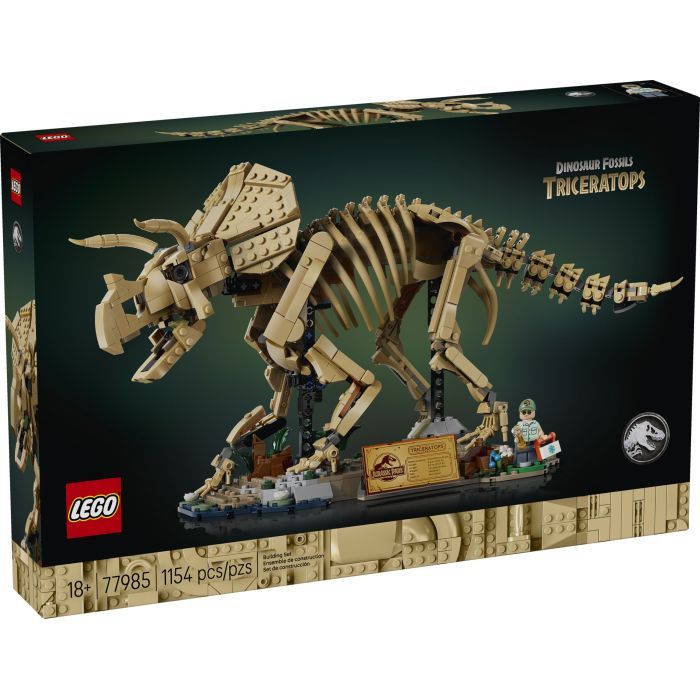 Конструктор LEGO Jurassic Park Окаменелости динозавров: Трицератопс (77985)