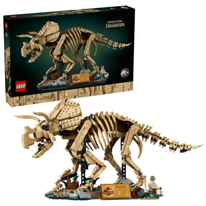 Конструктор LEGO Jurassic Park Окаменелости динозавров: Трицератопс (77985) изображение 2