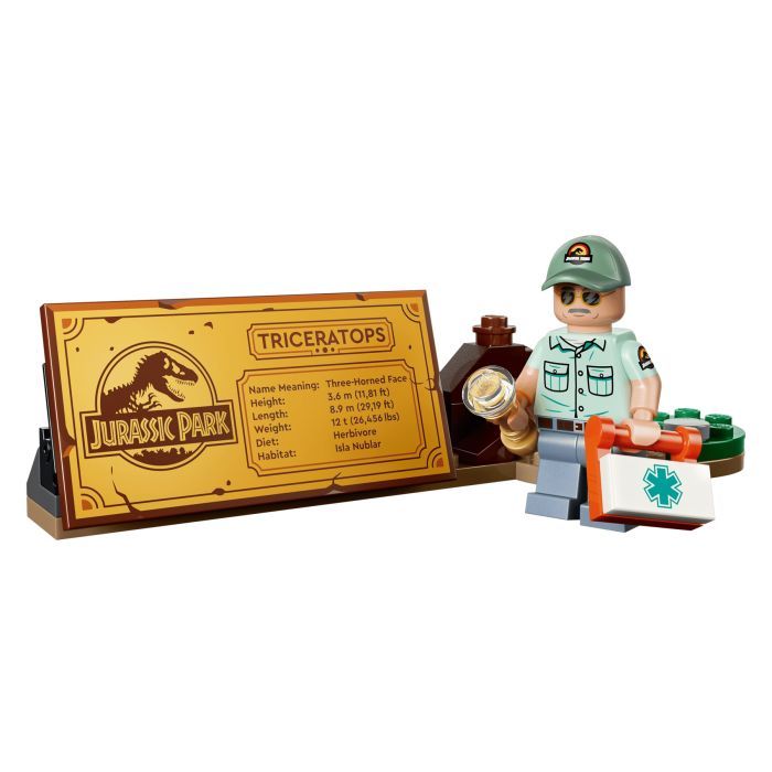 Конструктор LEGO Jurassic Park Окаменелости динозавров: Трицератопс (77985) изображение 7