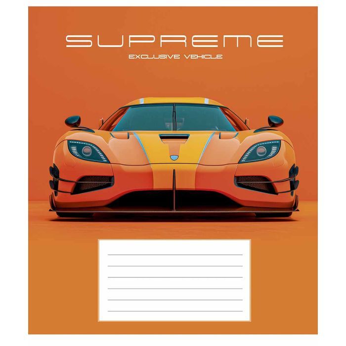 Зошит Школярик Star Supreme vehicle 18 аркушів лінія (018-3691L)