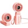 Вентилятор Jisulife Handheld Fan 7 pink зображення 5