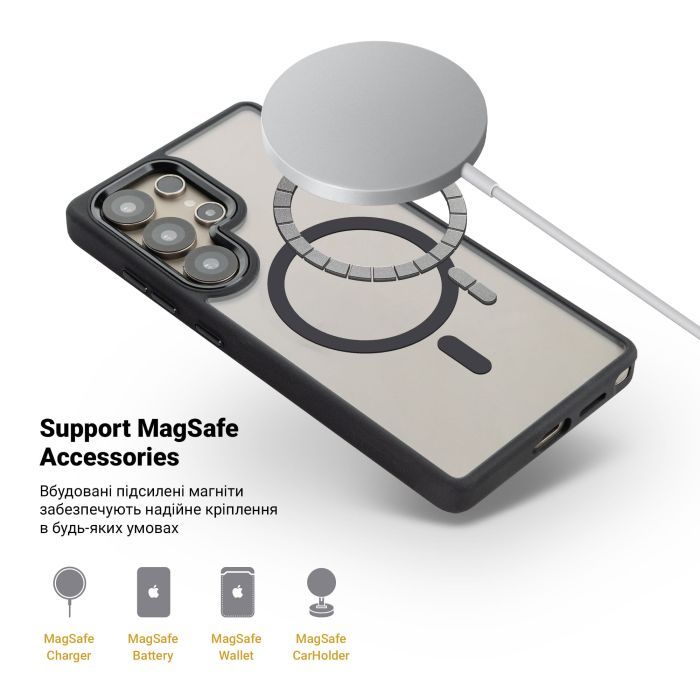 Чехол для мобильного телефона Armorstandart Unit MagCase Samsung S26 Ultra 5G Black (ARM88809) изображение 4