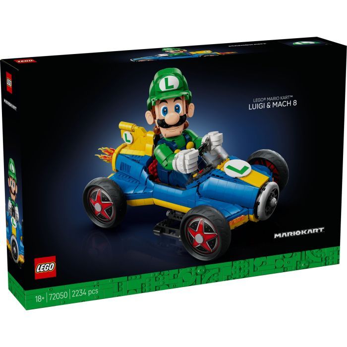 Конструктор LEGO Mario Kart – Луиджи и Мах 8 (72050)