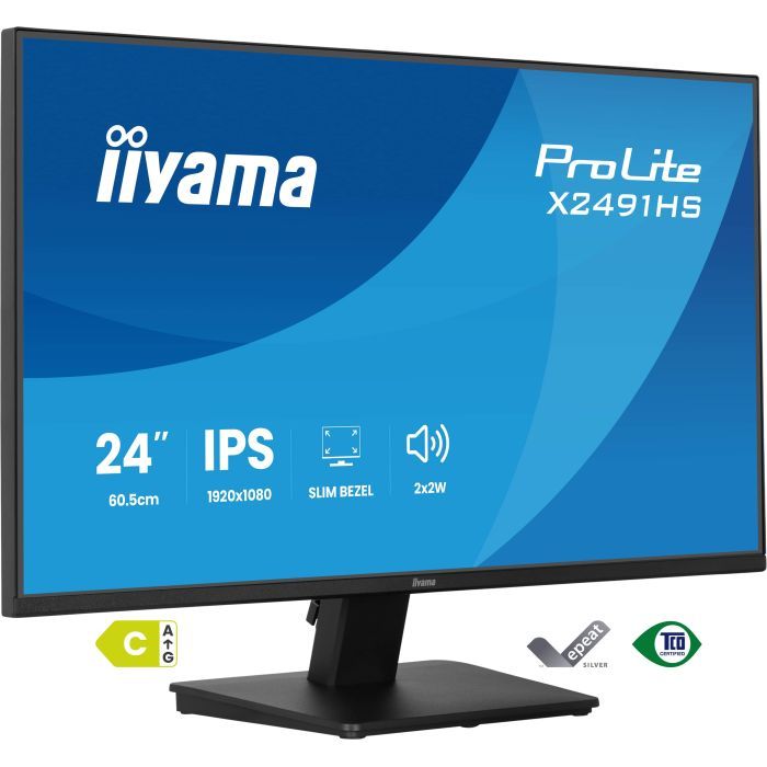 Монитор iiyama X2491HS-B1 изображение 2