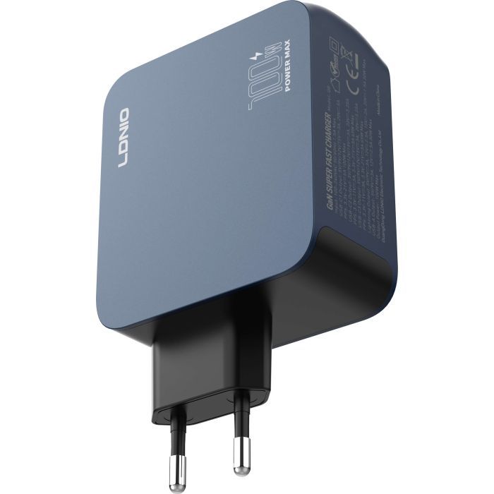 Зарядное устройство LDNIO 3xUSB-C PD100W + 1xLightning + 1xUSB GaN (Q8) изображение 2