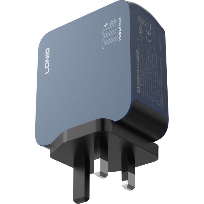 Зарядное устройство LDNIO 3xUSB-C PD100W + 1xLightning + 1xUSB GaN (Q8) изображение 6