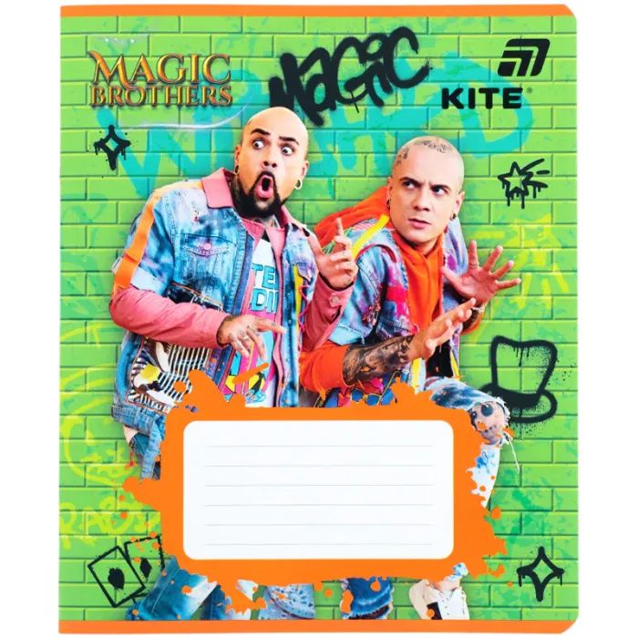 Тетрадь Kite Magic Brothers, 12 листов, линия (MB26-234) изображение 8