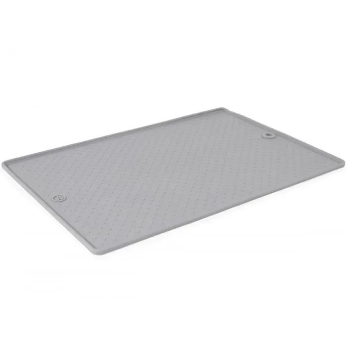 Килимок під миски Dexas Pet Bowl Grippmat Large антиковзкий 60х43 см блакитний (0084297308841) зображення 2