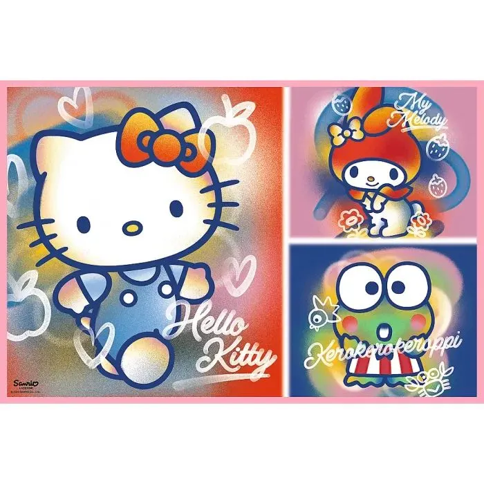 Пазл Trefl Hello Kitty Вітаю Кітті та друзів 2х200 елементів (5900511133363) зображення 2