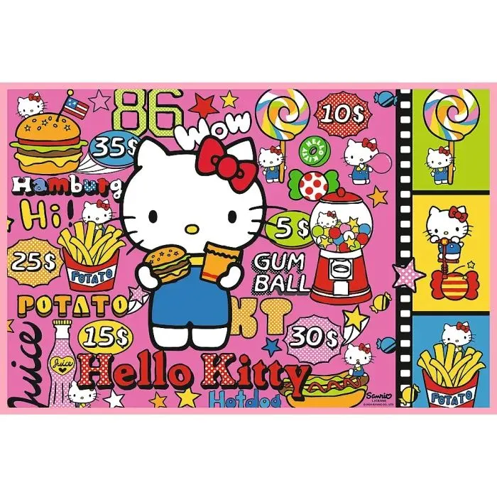 Пазл Trefl Hello Kitty Вітаю Кітті та друзів 2х200 елементів (5900511133363) зображення 3