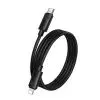 Дата кабель USB-C to Lightning 1.0m PD30W silicone BX123 Leya black BOROFONE (6941991124174) изображение 3