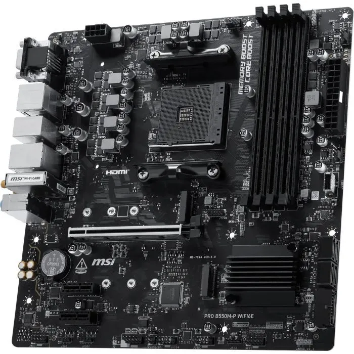 Материнская плата MSI PRO B550M-P WIFI6E изображение 2