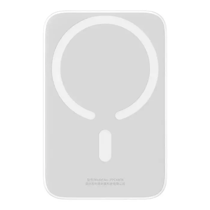Батарея универсальная Baseus Airpow 6000mAh 20W Mag White (P10022807213-00) изображение 2