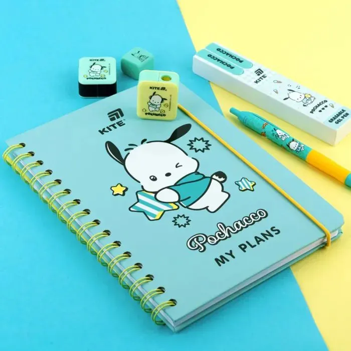 Тижневик Kite дитячий на спіралі Pochacco, тверда обкладинка (PC26-438) зображення 12
