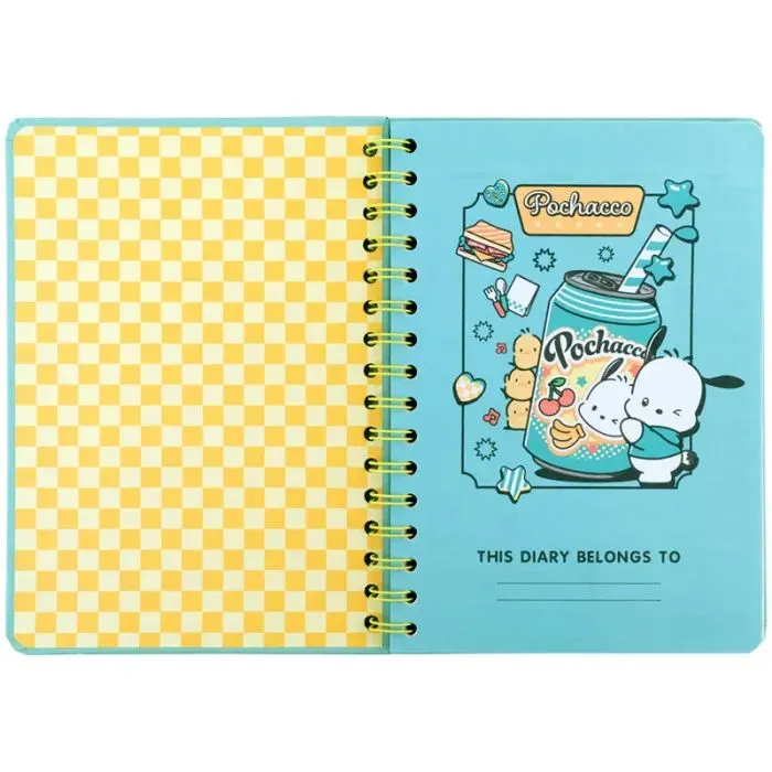 Тижневик Kite дитячий на спіралі Pochacco, тверда обкладинка (PC26-438) зображення 2