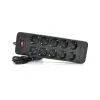 Сетевой фильтр питания Meilepai F35, 10 роз EU 2м, Black (F35-Black) изображение 2
