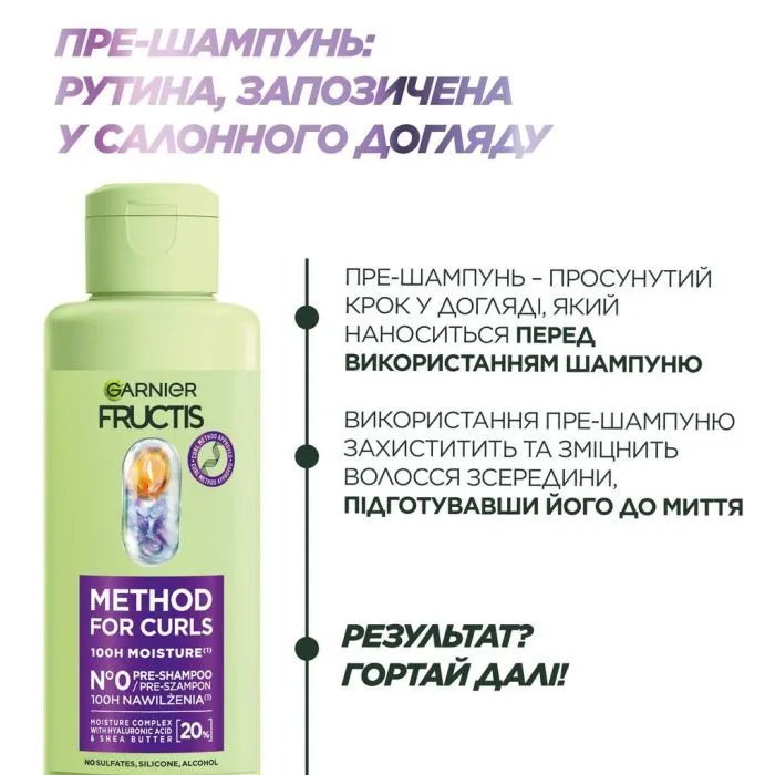 Шампунь Garnier Fructis Curls Method Pre-Shampoo 200 мл (3600542571357) изображение 5