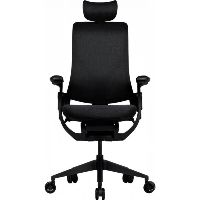 Офісне крісло GT Racer B-6314 Black (B-6314 Fabric Black/Black) зображення 2