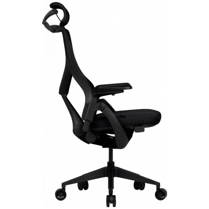 Офісне крісло GT Racer B-6314 Black (B-6314 Fabric Black/Black) зображення 3