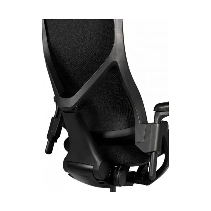 Офісне крісло GT Racer B-6314 Black (B-6314 Fabric Black/Black) зображення 6