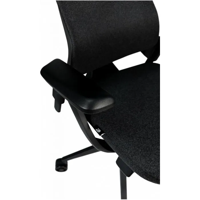Офісне крісло GT Racer B-6314 Black (B-6314 Fabric Black/Black) зображення 8