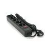 Сетевой фильтр питания Maxxter MSP5-G-6B, 5 роз, 1.8 м, Black (MSP5-G-6B)