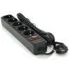 Сетевой фильтр питания Maxxter MSP5-G-6B, 5 роз, 1.8 м, Black (MSP5-G-6B)