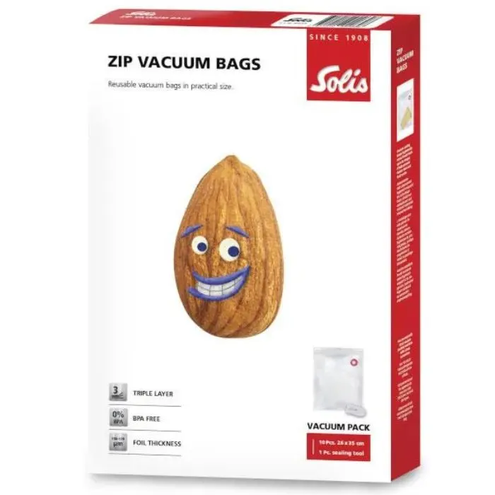 Пакети для вакуумування Solis Zip Vacuum bags 26 x 35 см зображення 7