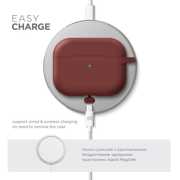 Чехол для наушников Armorstandart Hang Case For Apple AirPods Pro 3 Orange (ARM88278) изображение 7