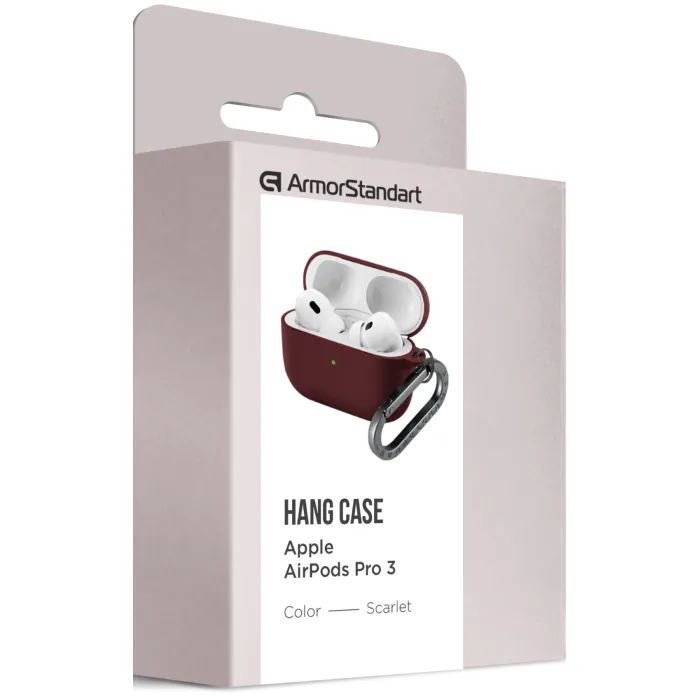 Чехол для наушников Armorstandart Hang Case For Apple AirPods Pro 3 Orange (ARM88278) изображение 8