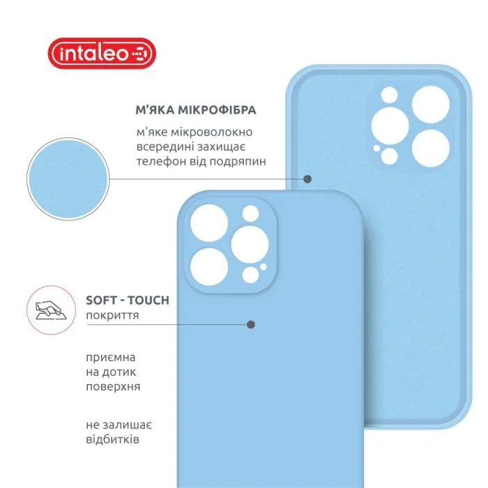 Чохол до мобільного телефона Intaleo SoftShell Apple iPhone 14 Pro Light Blue (1283126557750) зображення 5