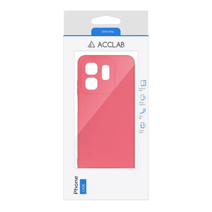 Чохол до мобільного телефона ACCLAB Silicone Infinix Hot 50i Orange (1283126601262) зображення 2