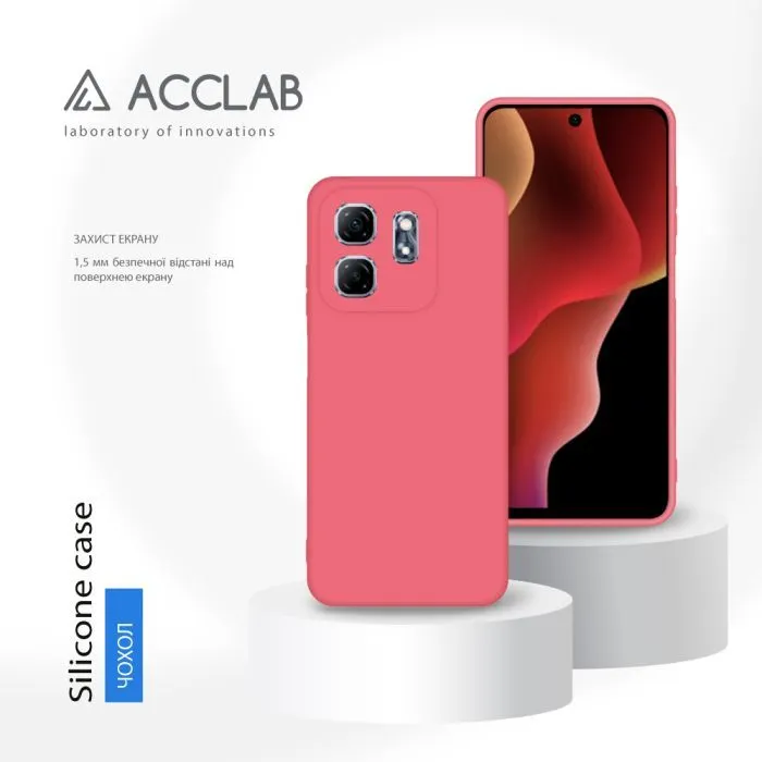 Чохол до мобільного телефона ACCLAB Silicone Infinix Hot 50i Orange (1283126601262) зображення 4