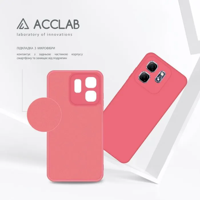 Чохол до мобільного телефона ACCLAB Silicone Infinix Hot 50i Orange (1283126601262) зображення 5