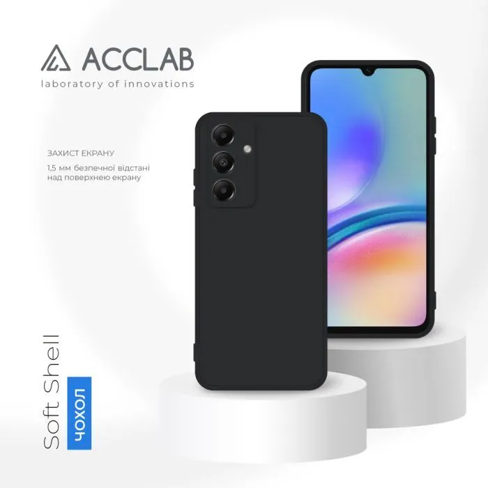 Чохол до мобільного телефона ACCLAB SoftShell Samsung Galaxy A05s Black (1283126586750) зображення 4