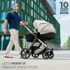 Коляска Kinderkraft 3 в 1 Moov 2 Air Moonlight Grey (KSMOOV02GRY0000) (5902533925766) зображення 11