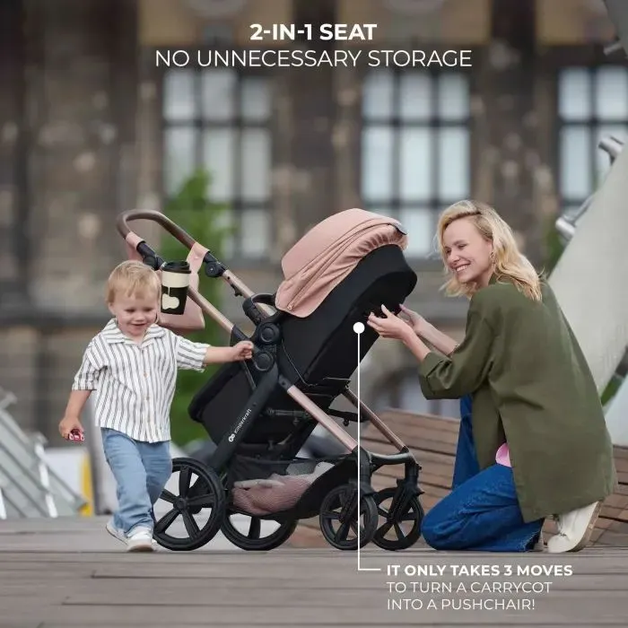 Коляска Kinderkraft 3 в 1 Moov 2 Air Moonlight Grey (KSMOOV02GRY0000) (5902533925766) зображення 12