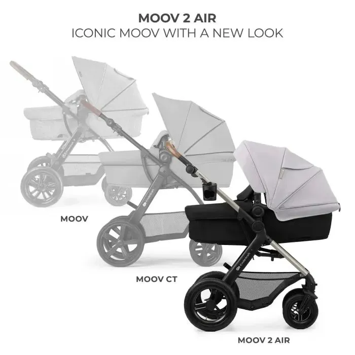 Коляска Kinderkraft 3 в 1 Moov 2 Air Moonlight Grey (KSMOOV02GRY0000) (5902533925766) зображення 3